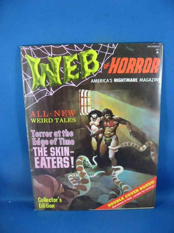 Web of Horror #1 (1969), raw comic book in VF condition — front cover