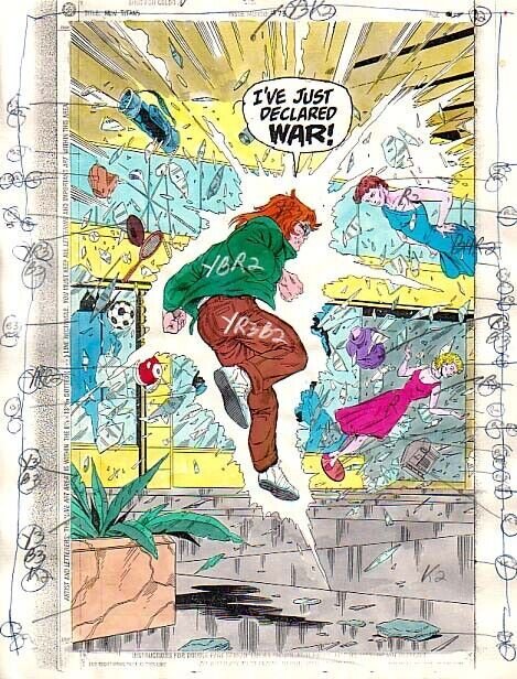 New Teen Titans #73 (DC Comics), raw, ungraded comic book — front cover