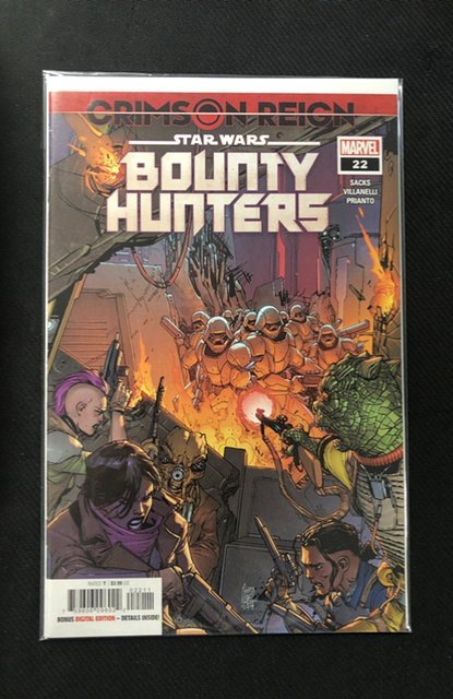 Star Wars: Bounty Hunters #22 (2022), raw, ungraded comic book — front cover