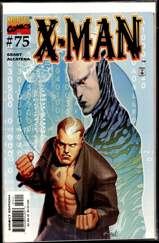 X-Man #75 (2001), raw, ungraded comic book — front cover
