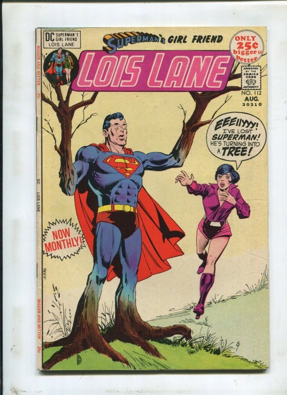 Lois Lane #112 (DC Comics, 1971), raw comic book in 6.5 condition — front cover