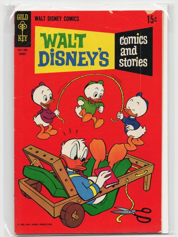 Walt Disney's Comics and Stories #335 (Gold Key, 1968), raw, ungraded comic book — front cover