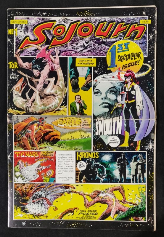 Sojourn #1 (1977), raw, ungraded comic book — front cover