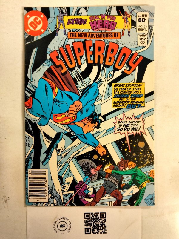 Superboy #33 (DC Comics), raw comic book in VF condition — front cover