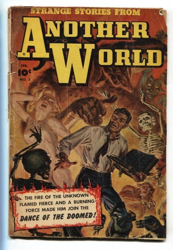 Strange Stories from Another World #5 (1953), raw, ungraded comic book — front cover