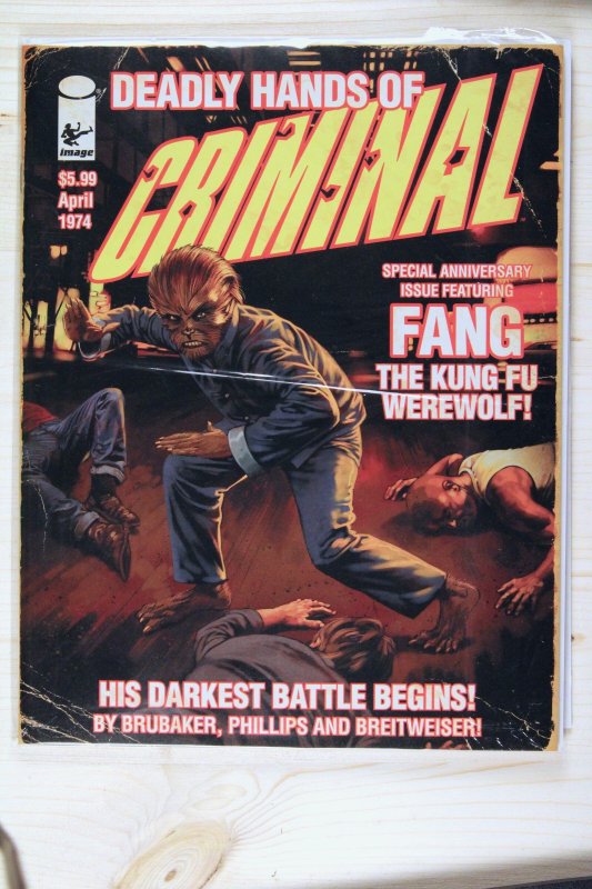 Criminal: Tenth Anniversary Special – Image (2016) 9.4 NM (2016), raw comic book in NM 9.4 condition — front cover