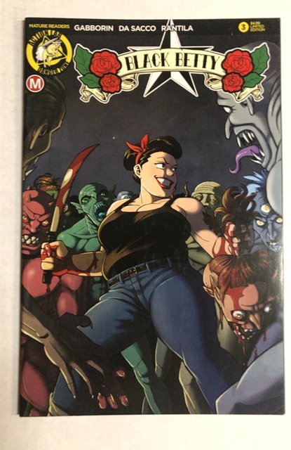 Black Betty #3 (Zenescope Entertainment, 2018), raw, ungraded comic book — front cover