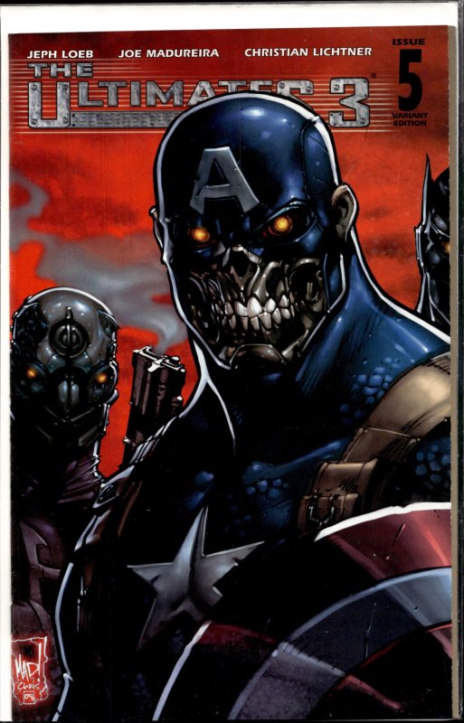 The Ultimates 3 #5 (2008), raw, ungraded comic book — front cover