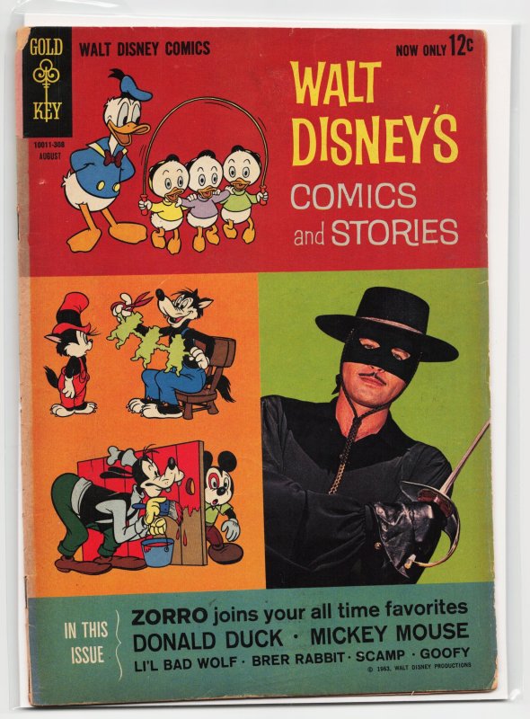 Walt Disney's Comics and Stories #275 (Dell, 1963), raw, ungraded comic book — front cover