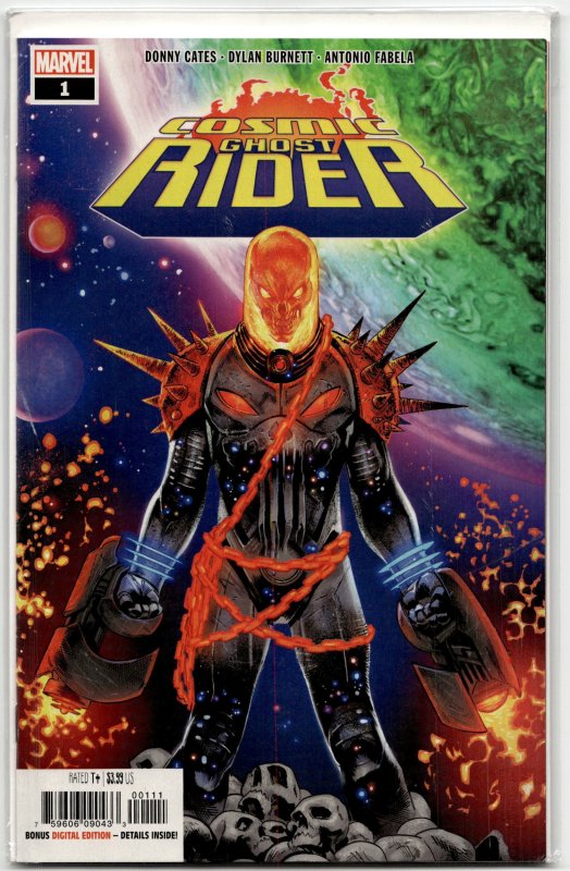 Cosmic Ghost Rider #1 (Marvel Comics, 2018), raw, ungraded comic book — front cover