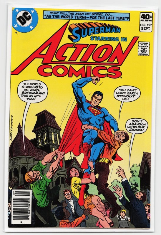Action Comics #499 (DC Comics, 1979), raw, ungraded comic book — front cover
