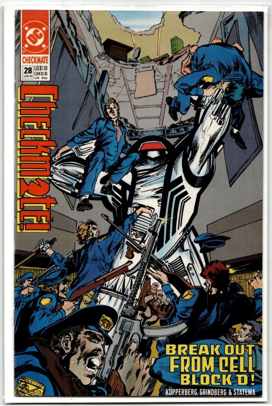 Checkmate #28 (DC Comics, 1990), raw, ungraded comic book — front cover