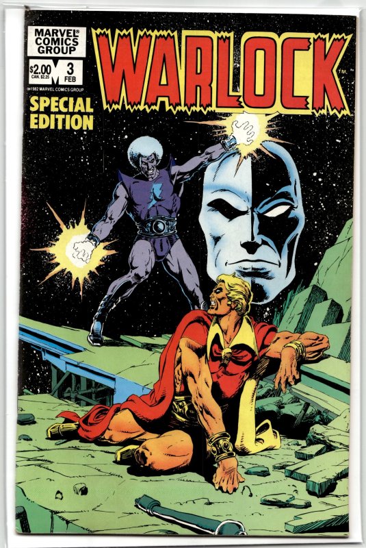 Warlock #3 (Marvel Comics, 1983), raw, ungraded comic book — front cover