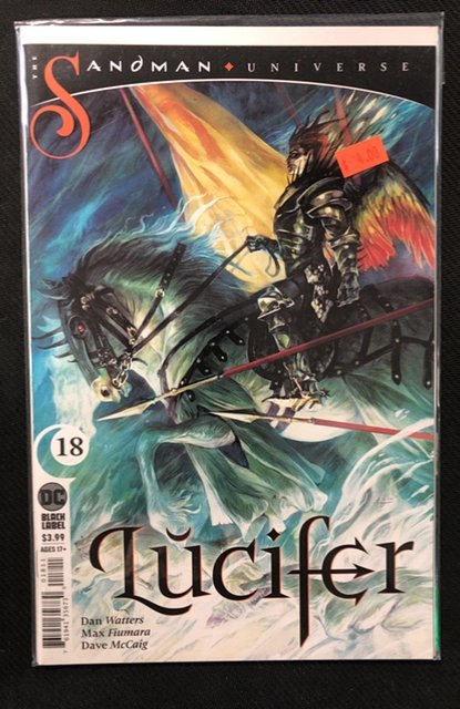 Lucifer #18 (2020), raw, ungraded comic book — front cover