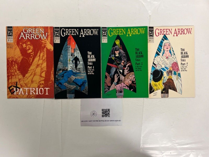 4 Green Arrow DC Comic Books # 36 37 38 39 Batman Superman Robin 49 JS58, raw, ungraded comic book — front cover