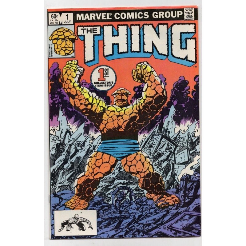 The Thing #1 (Marvel Comics, 1983), raw comic book in VF 8.0 condition — front cover
