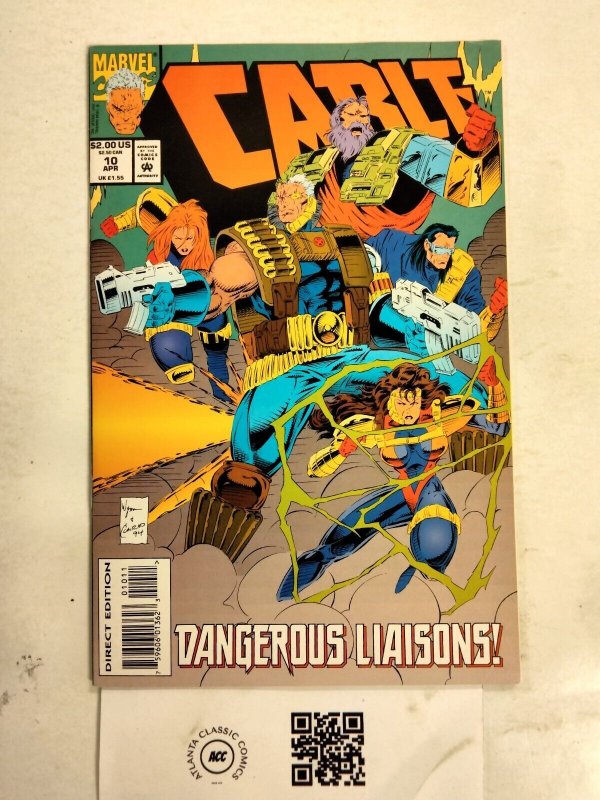 Cable #10 (Marvel Comics), raw comic book in NM condition — front cover