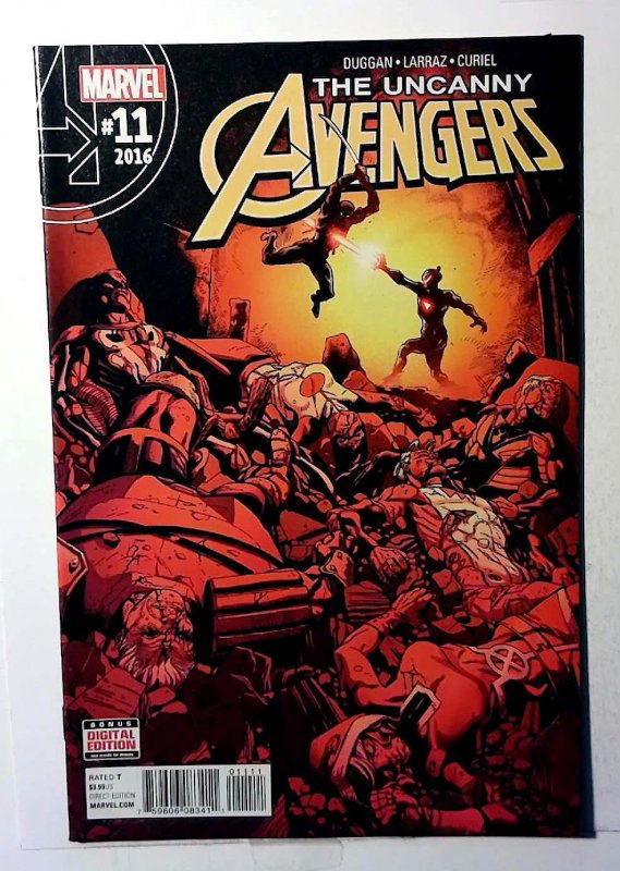 Uncanny Avengers #11 (Marvel Comics, 2016), raw, ungraded comic book — front cover