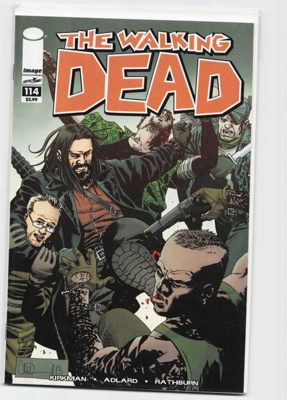 The Walking Dead #114 (Image Comics, 2013), raw, ungraded comic book — front cover