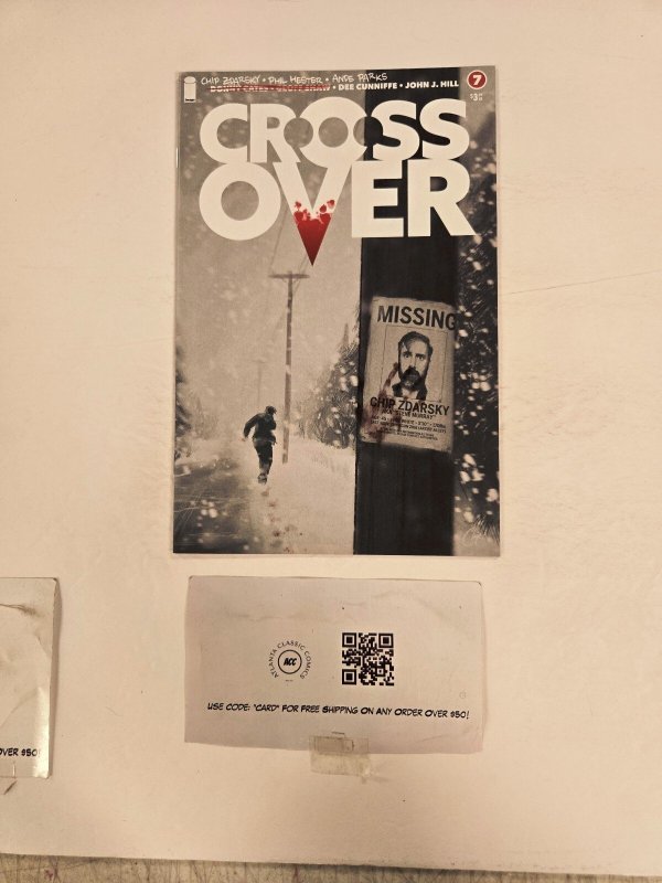 Cross Over #7, raw comic book in NM condition — front cover