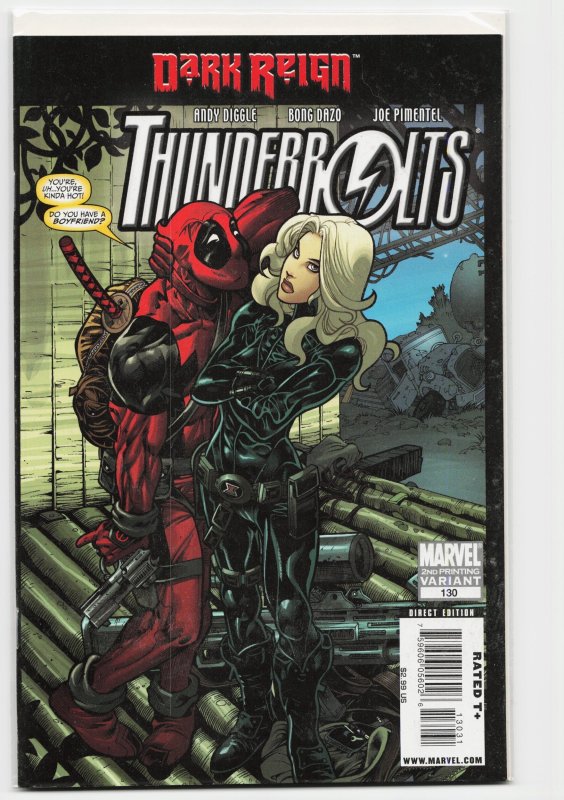 Thunderbolts #130 (Marvel Comics, 2009), raw, ungraded comic book — front cover