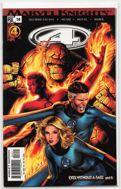 Marvel Knights: 4 #14 (Marvel Comics, 2005), raw, ungraded comic book — front cover