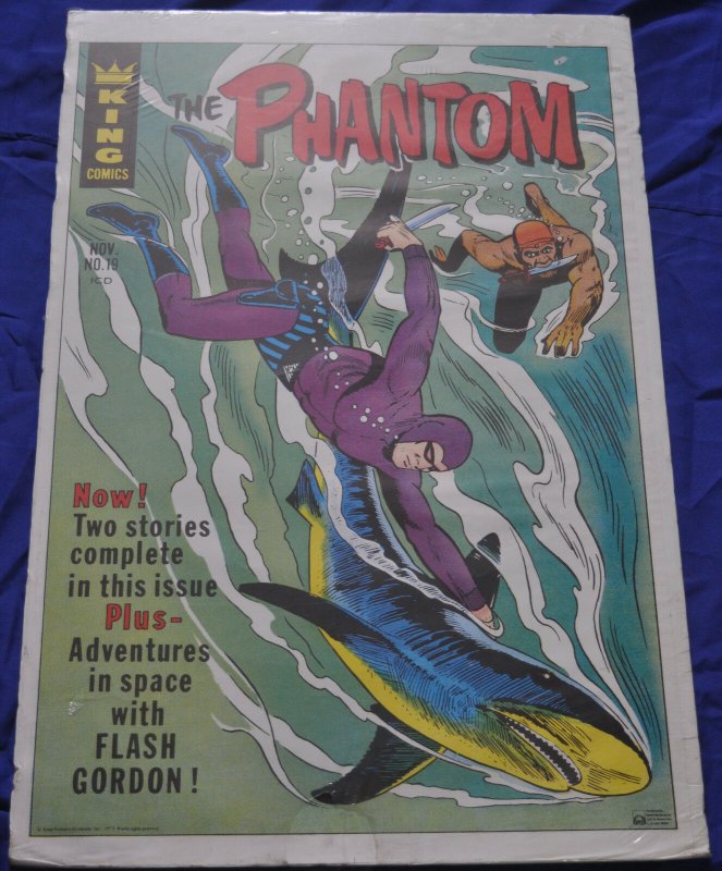 The Phantom King Comics Cover Original Poster Print - Sunset (1971) ITB WH (1971), raw, ungraded comic book — front cover