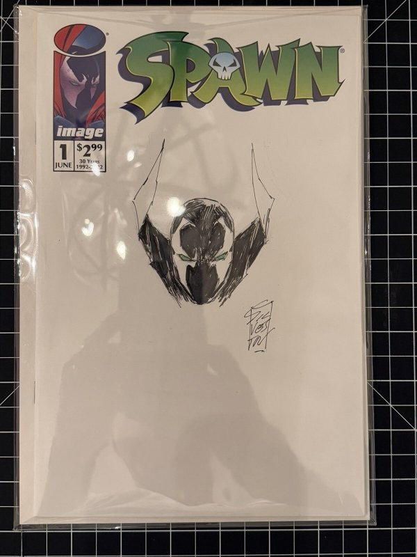 30th Anniversary Spawn #1, raw, ungraded comic book — front cover