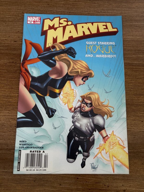 Ms. Marvel #10 (Marvel Comics), raw comic book in NM condition — front cover