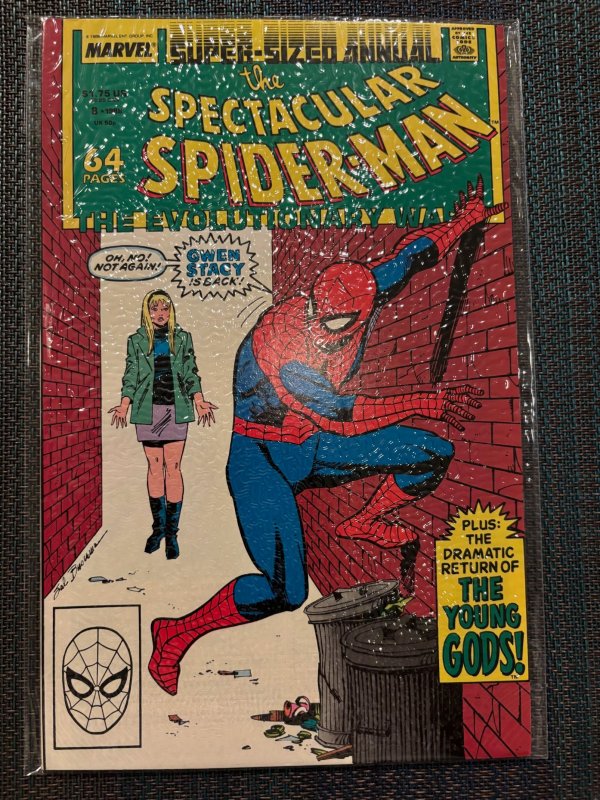 The Spectacular Spider-Man Annual #8 (1988), raw, ungraded comic book — front cover
