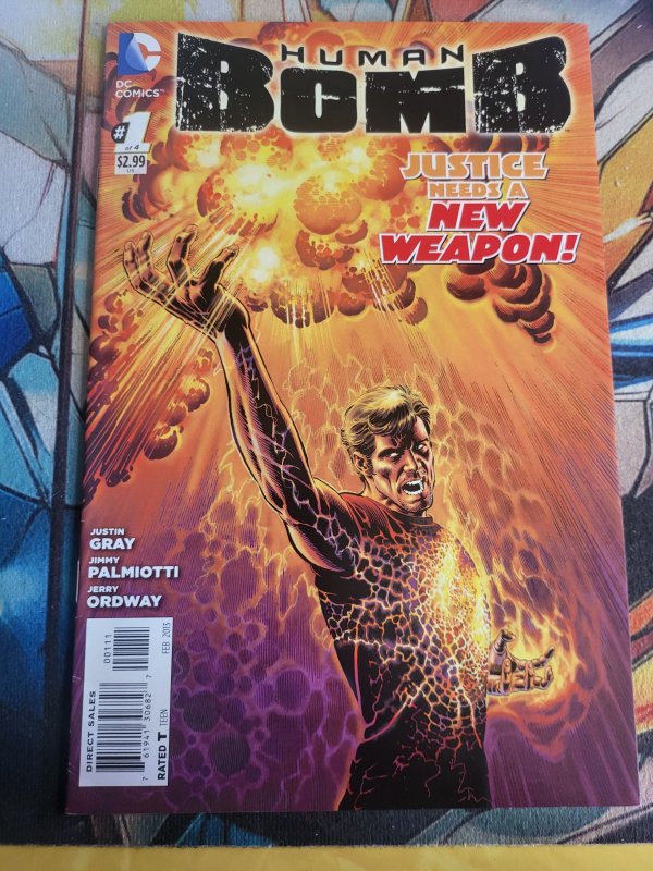 Human Bomb #1 (2013), raw, ungraded comic book — front cover