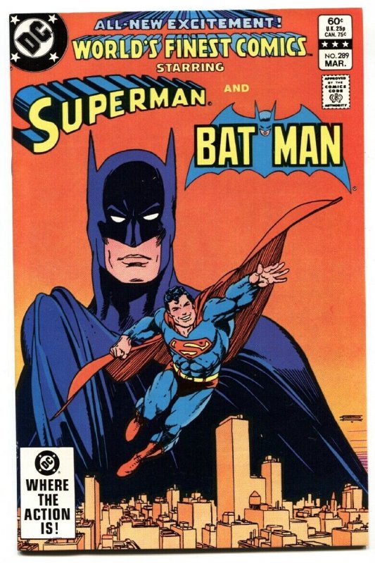 World's Finest #289-1983-Batman-Superman-Sex Worms Story! DC (DC Comics), raw, ungraded comic book — front cover