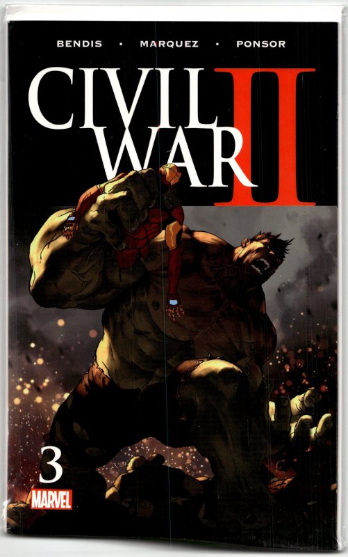 Civil War II #3 (Marvel Comics, 2016), raw, ungraded comic book — front cover