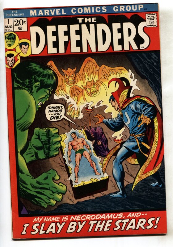 Defenders #1 - 1976 - Marvel - Vf/nm - Comic Book (Marvel Comics, 1976), raw comic book in VF/NM condition — front cover