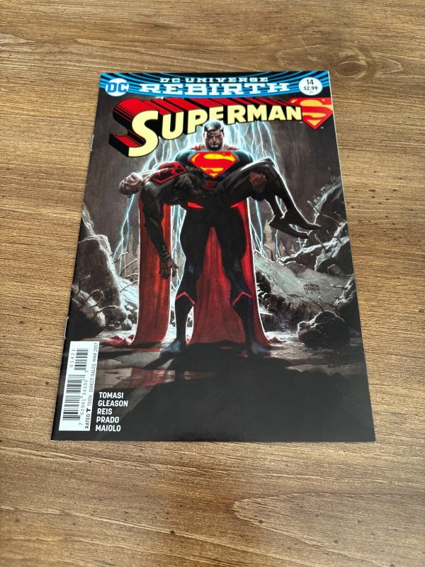 Superman #14 (DC Comics), raw comic book in NM condition — front cover