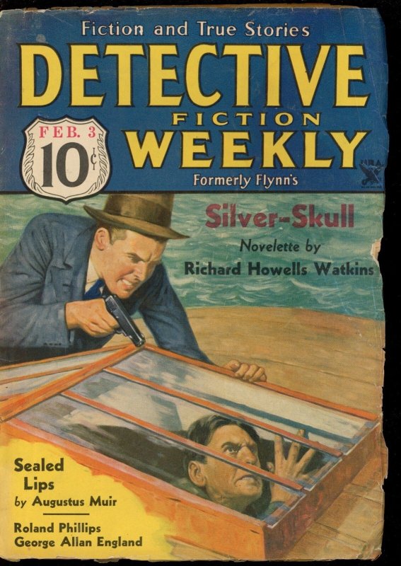 Detective Fiction Weekly - 02/03/34 - Condition: G - Original Pulp - 73212, raw, ungraded comic book — front cover