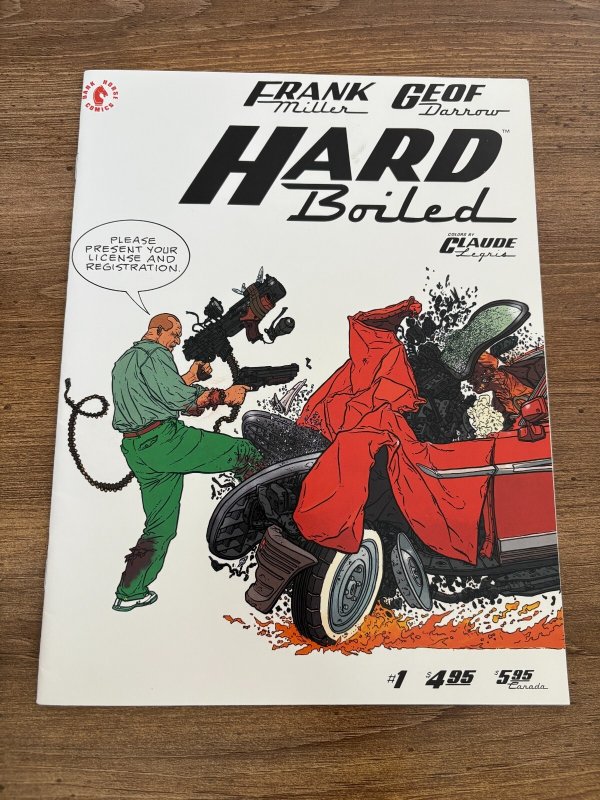 Hard Boiled #1 (Dark Horse Comics), raw comic book in VF/NM condition — front cover