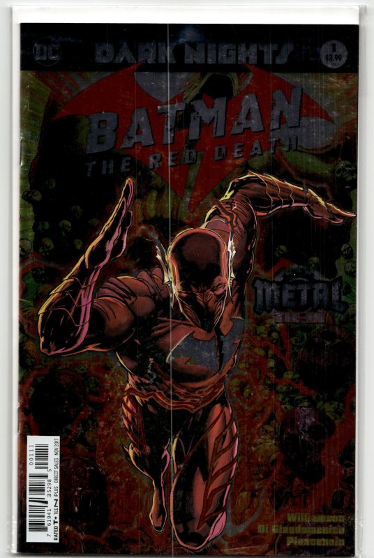 Dark Nights: Batman - the Red Death #1 (DC Comics, 2017), raw, ungraded comic book — front cover