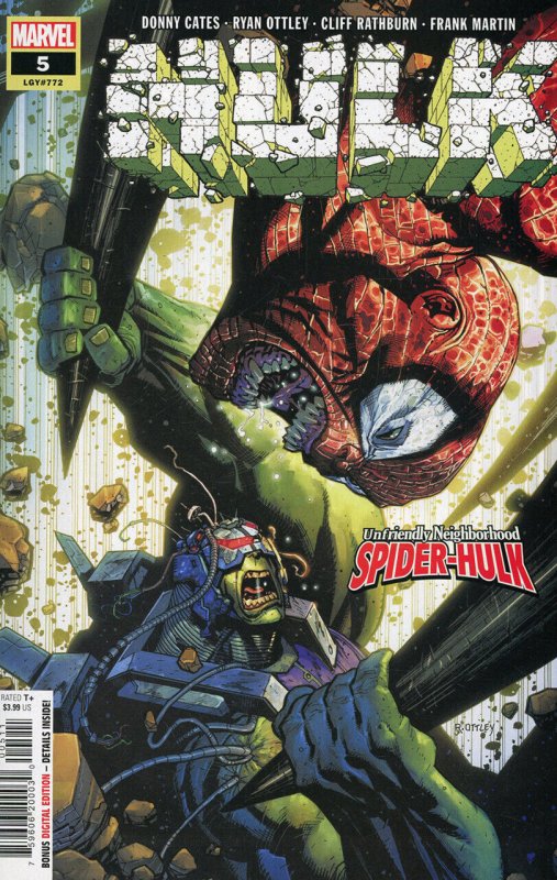 Hulk #5 (Marvel Comics, 2021), raw comic book in NM condition — front cover