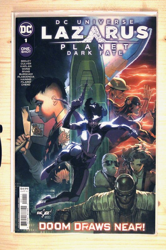 Lazarus Planet: Dark Fate #1 (DC Comics, 2023), raw comic book in NM+ 9.6 condition — front cover