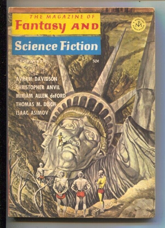 Pulp: Magazine of Fantasy & Science Fiction 12/1966-Mercury-Isaac Asimov-Jud..., raw, ungraded comic book — front cover