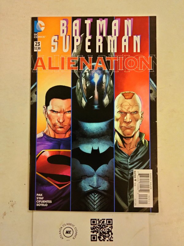 Batman Superman #23 (DC Comics), raw comic book in NM condition — front cover