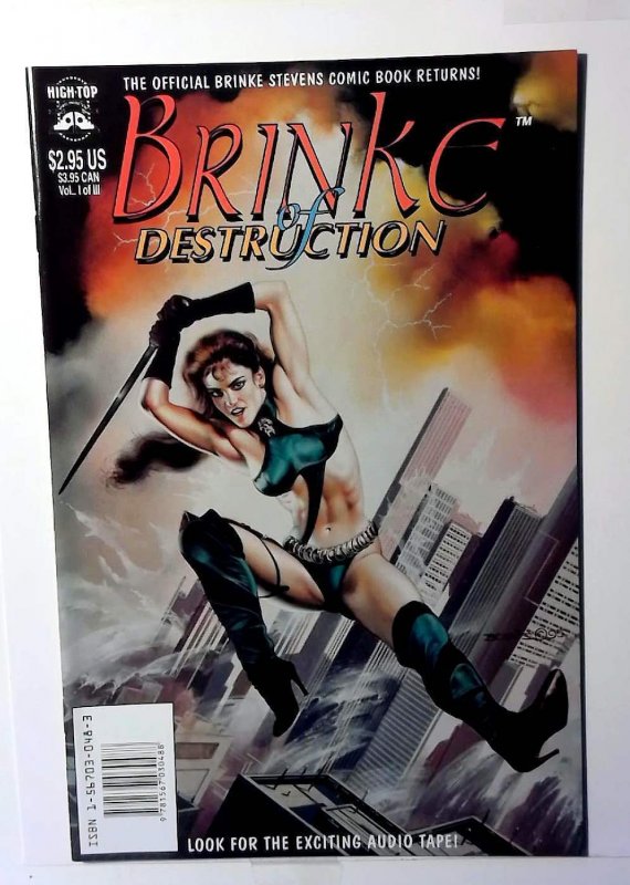 Brinke of Destruction #1 (1995), raw comic book in NM 9.4 condition — front cover