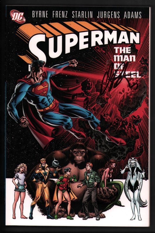 Superman: The Man of Steel Vol.6 (NM) Signed by Jim Starlin - 2008 (2008), raw comic book in NM condition — front cover