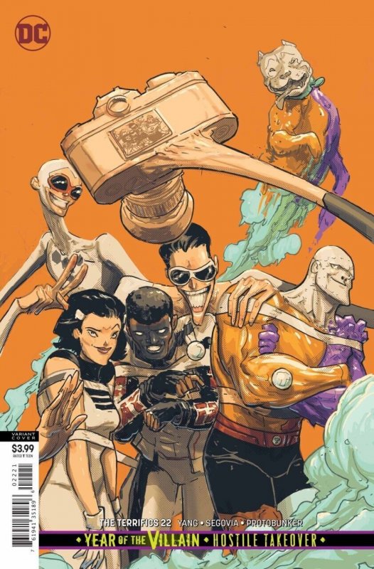 The Terrifics #22 (2018), raw comic book in VF/NM condition — front cover