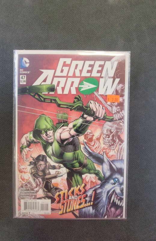 Green Arrow #47 (DC Comics, 2016), raw, ungraded comic book — front cover