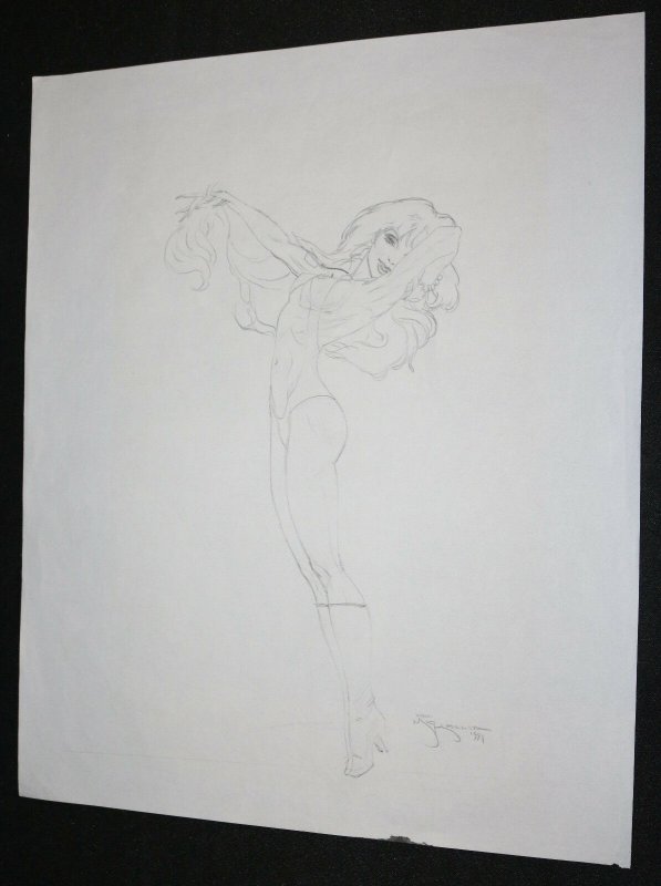 Vampirella Mourning in America #1 (1991), raw, ungraded comic book — front cover