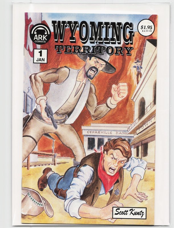 Wyoming Territory (1989) Clay Steward (1989), raw, ungraded comic book — front cover
