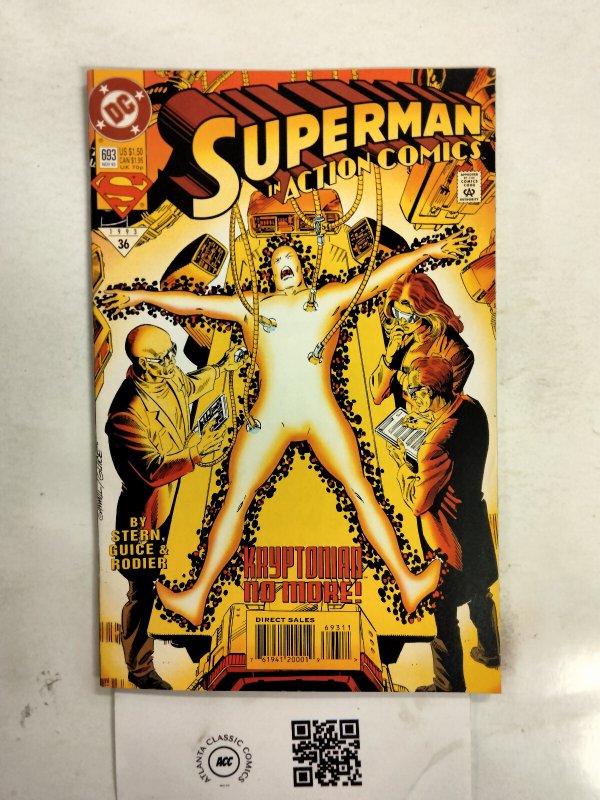 Action Comics #693 (DC Comics, 1993), raw comic book in NM condition — front cover
