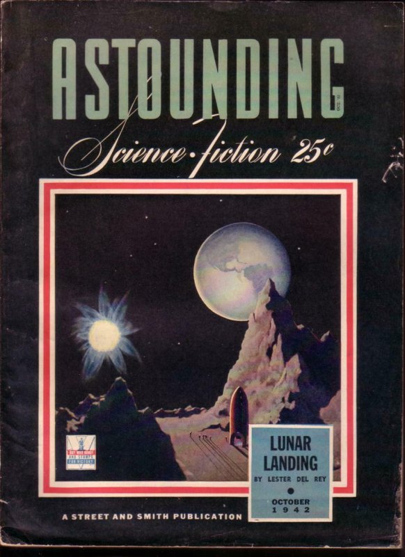 Astounding Stories 1943 Oct L Ron Hubbard Van Vogt FN (Street & Smith, 1943), raw comic book in FN condition — front cover